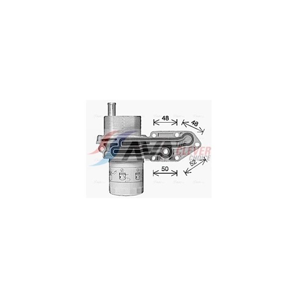 Oljekylare, motor