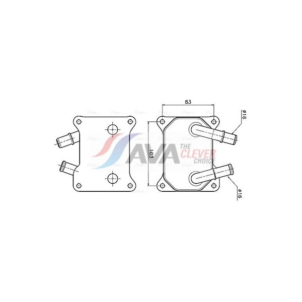 Oljekylare, motor