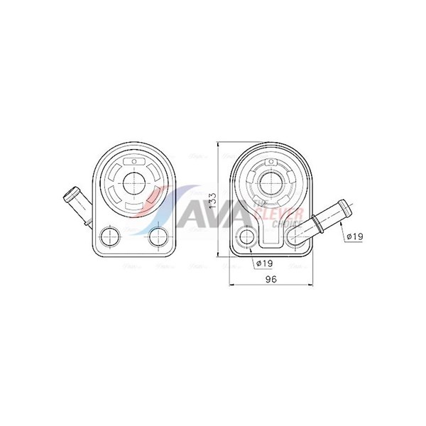 Oljekylare, motor