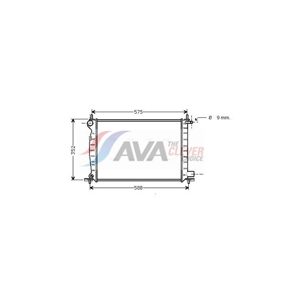 Kylare, motorkylning Ava quality cooling FDA2225 AVA QUALITY COOLING