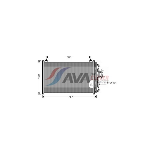 Kondensor, klimatanläggning Ava quality cooling FDA5347 AVA QUALITY COOLING