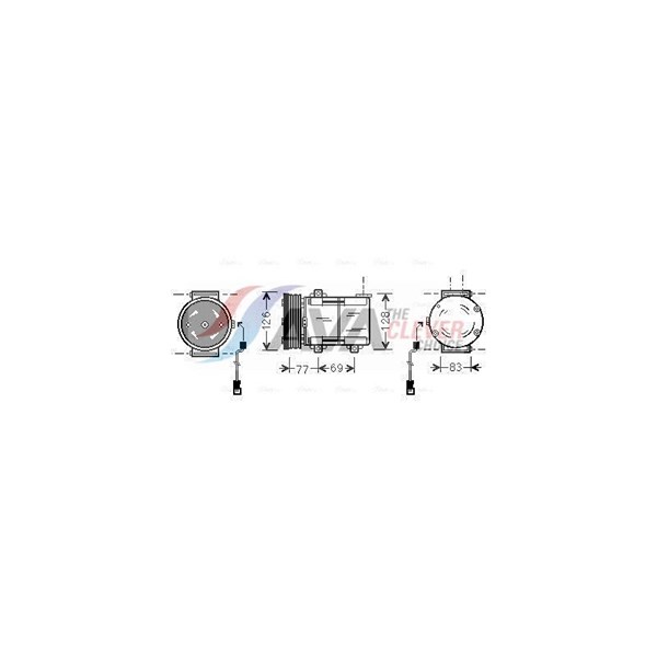 Kompressor, klimatanläggning Ava quality cooling FDAK289 AVA QUALITY COOLING