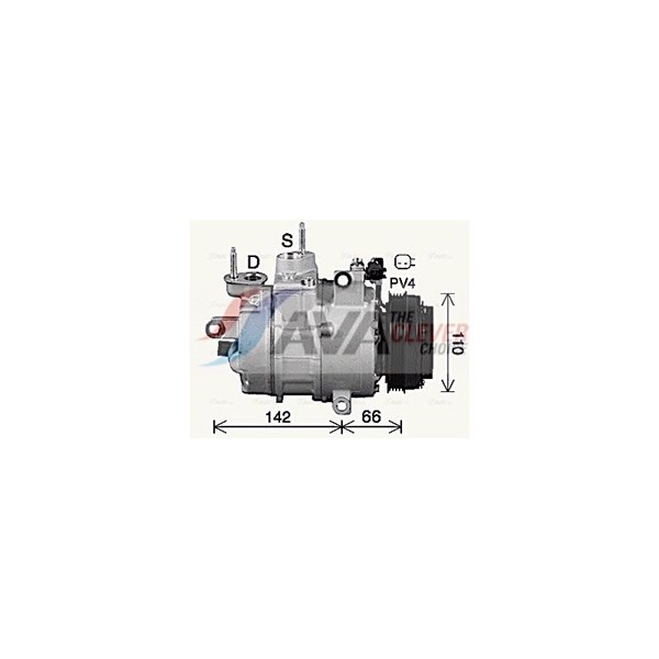 Kompressor, klimatanläggning 12V Kompressor, klimatanläggning 12V