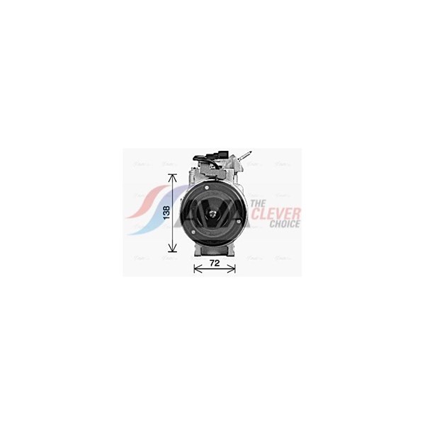 Kompressor, klimatanläggning 12V Ava quality cooling FDAK692 AVA QUALITY COOLING Kompressor, klimatanläggning 12V Ava quality cooling FDAK692 AVA QUALITY COOLING