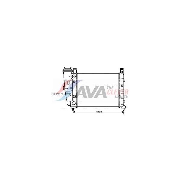 Kylare, motorkylning Ava quality cooling FT2040 AVA QUALITY COOLING