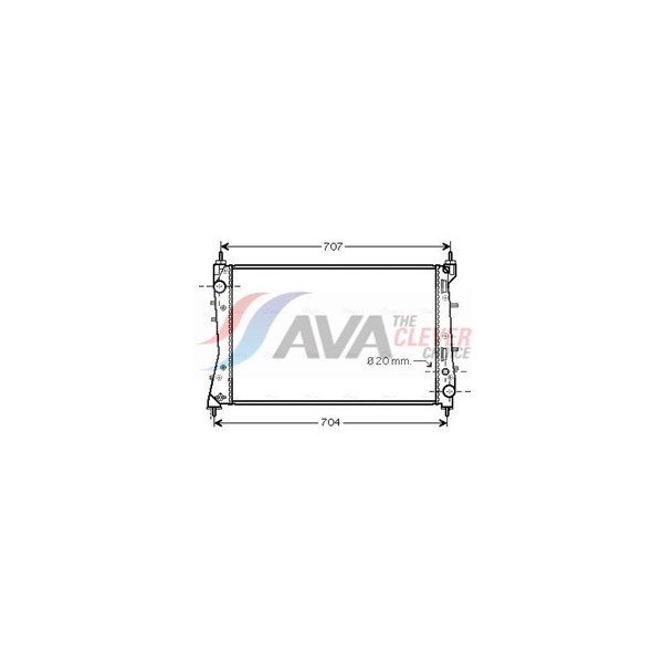 Kylare, motorkylning Ava quality cooling FT2359 AVA QUALITY COOLING Kylare, motorkylning Ava quality cooling FT2359 AVA QUALITY COOLING