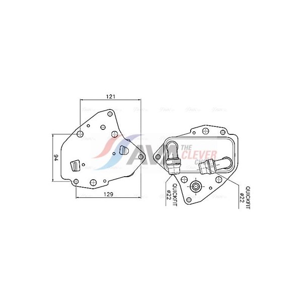 Oljekylare, motor