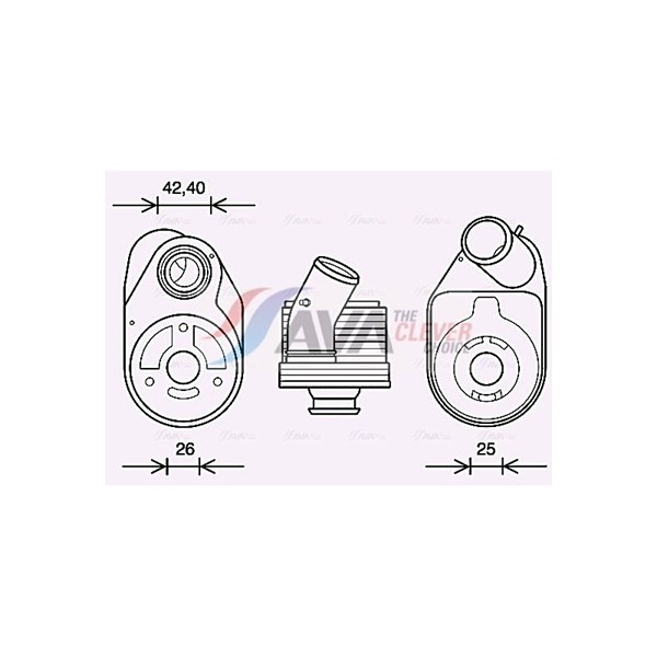 Oljekylare, motor