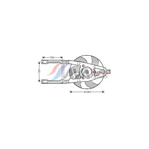 Fläkt, kylare 12V Ava quality cooling FT7543 AVA QUALITY COOLING Fläkt, kylare 12V Ava quality cooling FT7543 AVA QUALITY COOLING