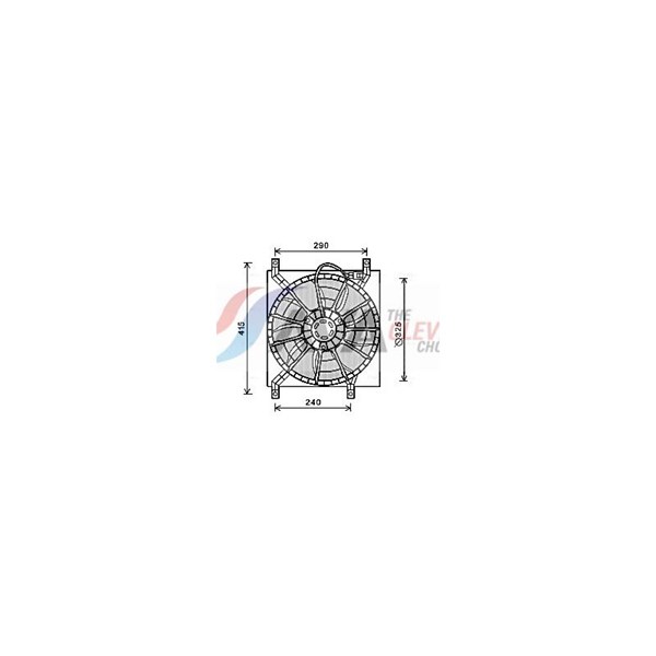 Fläkt, kylare Ava quality cooling FT7580 AVA QUALITY COOLING Fläkt, kylare Ava quality cooling FT7580 AVA QUALITY COOLING
