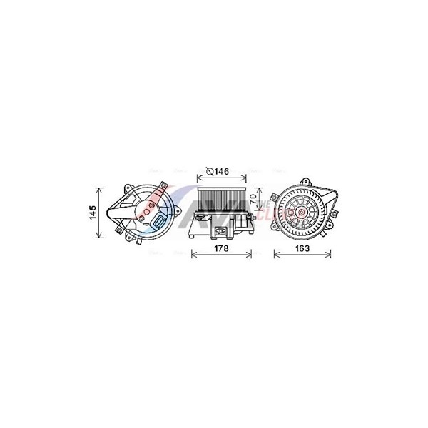 Kupéfläkt 12V Ava quality cooling FT8450 AVA QUALITY COOLING Kupéfläkt 12V Ava quality cooling FT8450 AVA QUALITY COOLING