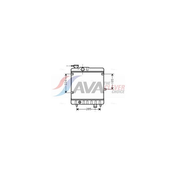 Kylare, motorkylning Ava quality cooling FTA2028 AVA QUALITY COOLING