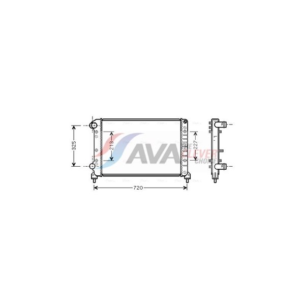 Kylare, motorkylning Ava quality cooling FTA2261 AVA QUALITY COOLING