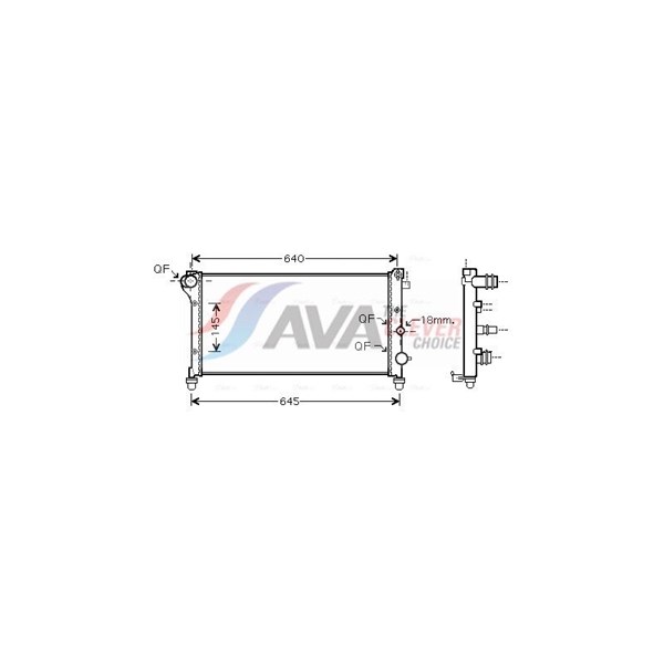 Kylare, motorkylning Ava quality cooling FTA2292 AVA QUALITY COOLING Kylare, motorkylning Ava quality cooling FTA2292 AVA QUALITY COOLING