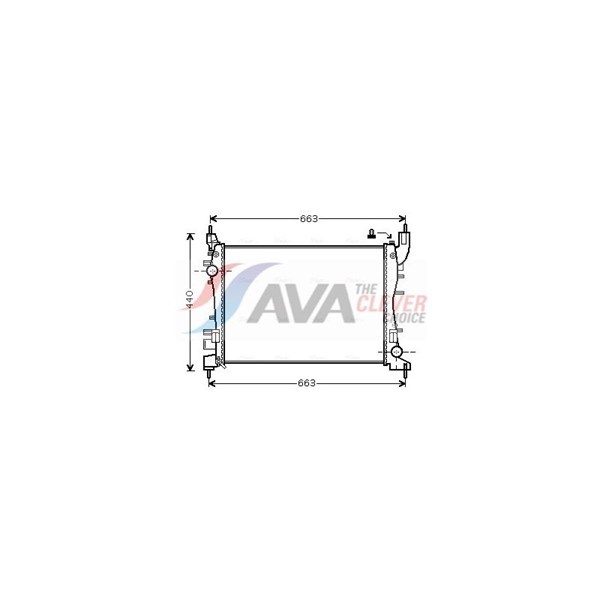 Kylare, motorkylning Ava quality cooling FTA2358 AVA QUALITY COOLING