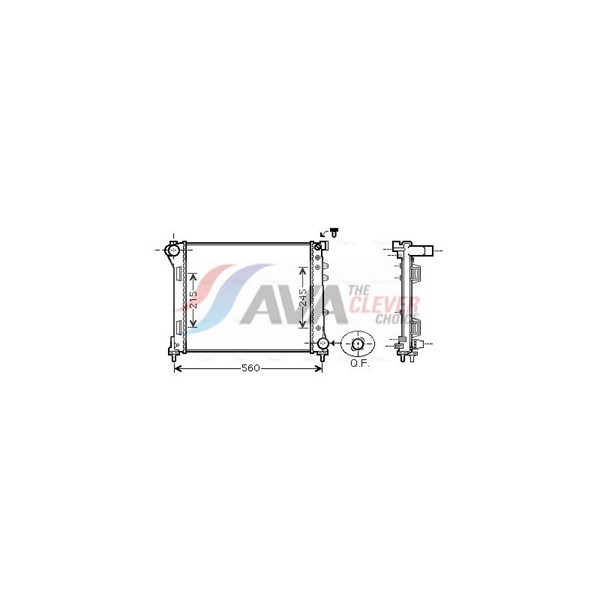 Kylare, motorkylning Ava quality cooling FTA2403 AVA QUALITY COOLING