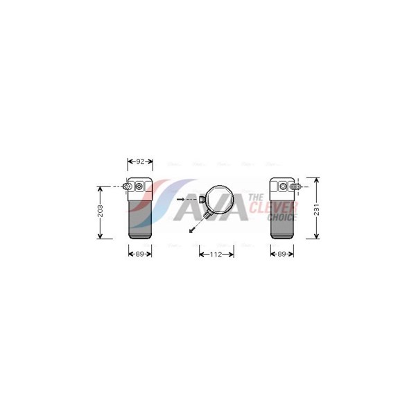 Torkfilter Ava quality cooling FTD105 AVA QUALITY COOLING Torkfilter Ava quality cooling FTD105 AVA QUALITY COOLING