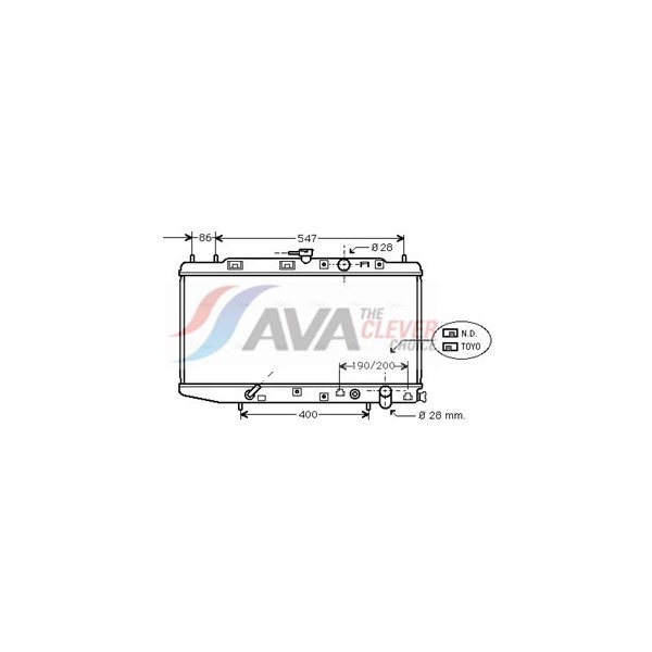 Kylare, motorkylning Ava quality cooling HD2064 AVA QUALITY COOLING