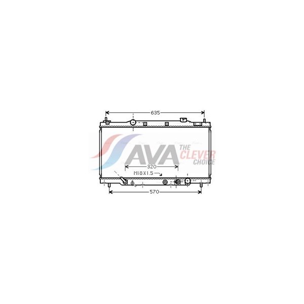 Kylare, motorkylning Ava quality cooling HD2166 AVA QUALITY COOLING