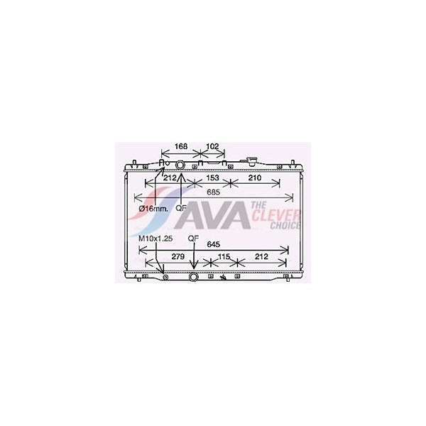Kylare, motorkylning Ava quality cooling HD2314 AVA QUALITY COOLING