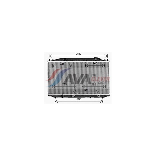 Kylare, motorkylning Ava quality cooling HD2324 AVA QUALITY COOLING Kylare, motorkylning Ava quality cooling HD2324 AVA QUALITY COOLING