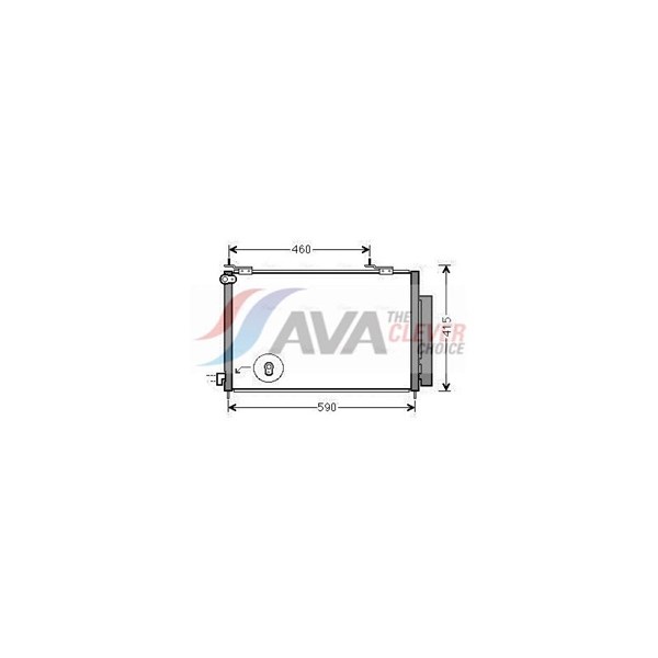 Kondensor, klimatanläggning Ava quality cooling HD5242D AVA QUALITY COOLING Kondensor, klimatanläggning Ava quality cooling HD5242D AVA QUALITY COOLING