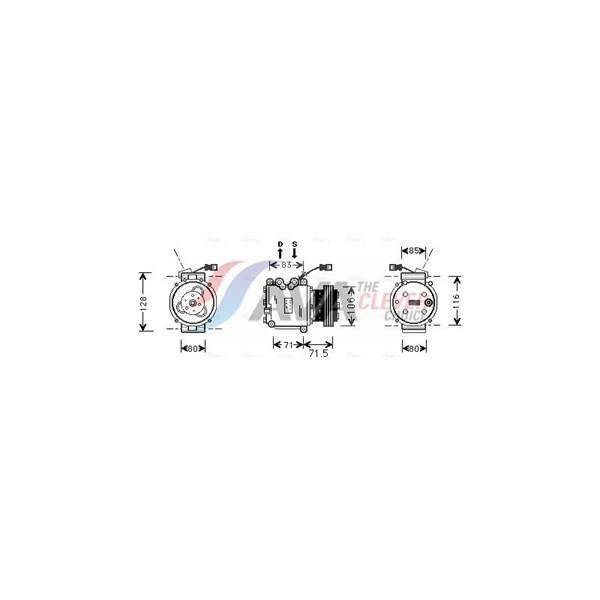Kompressor, klimatanläggning Ava quality cooling HDAK009 AVA QUALITY COOLING Kompressor, klimatanläggning Ava quality cooling HDAK009 AVA QUALITY COOLING