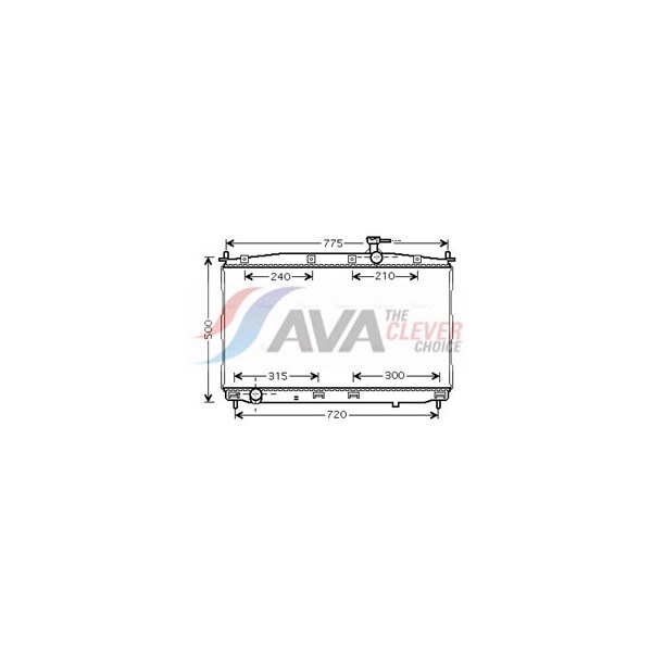 Kylare, motorkylning Ava quality cooling HY2173 AVA QUALITY COOLING