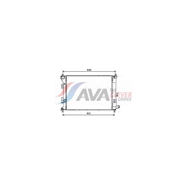 Kylare, motorkylning Ava quality cooling HY2420 AVA QUALITY COOLING Kylare, motorkylning Ava quality cooling HY2420 AVA QUALITY COOLING