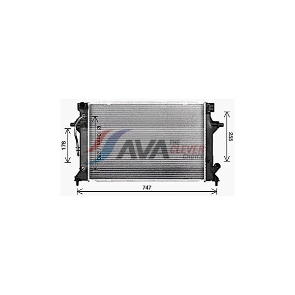 Kylare, motorkylning Ava quality cooling HY2596 AVA QUALITY COOLING