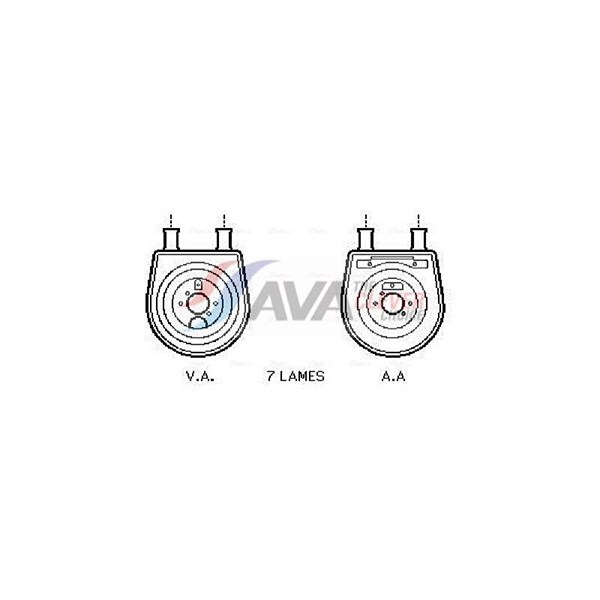 Oljekylare, motor Ava quality cooling HY3154 AVA QUALITY COOLING