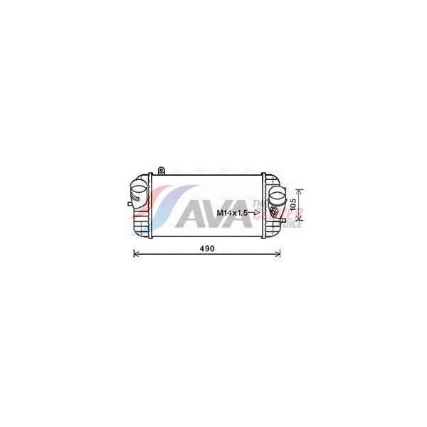 Intercooler Ava quality cooling HY4326 AVA QUALITY COOLING