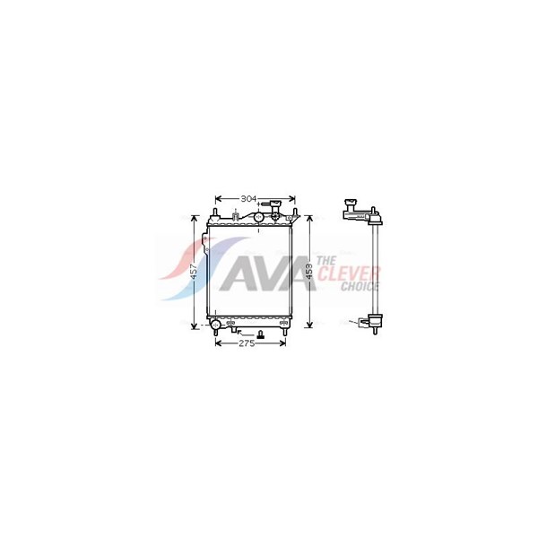 Kylare, motorkylning Ava quality cooling HYA2099 AVA QUALITY COOLING