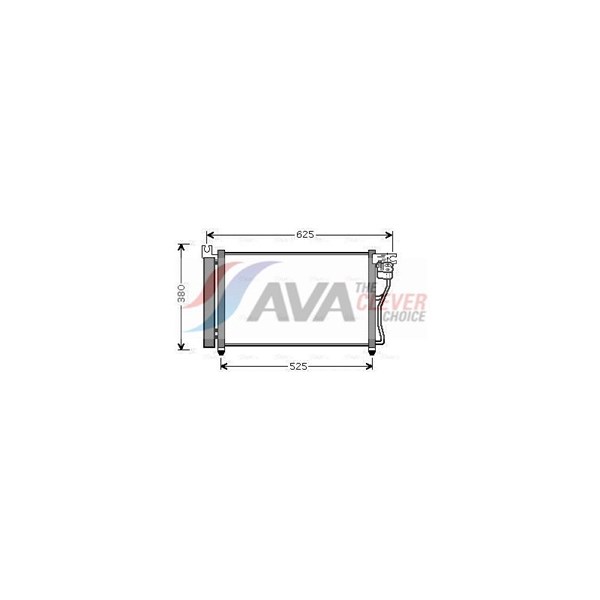 Kondensor, klimatanläggning Ava quality cooling HYA5164D AVA QUALITY COOLING Kondensor, klimatanläggning Ava quality cooling HYA5164D AVA QUALITY COOLING