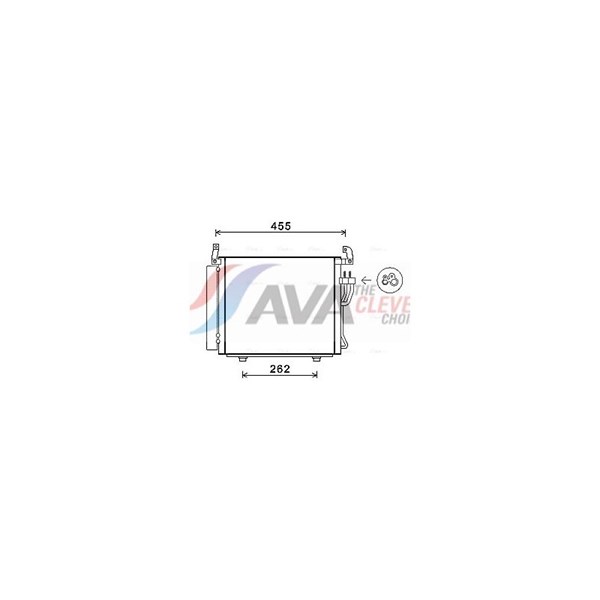 Kondensor, klimatanläggning Ava quality cooling HYA5241D AVA QUALITY COOLING Kondensor, klimatanläggning Ava quality cooling HYA5241D AVA QUALITY COOLING