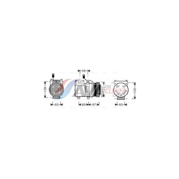 Kompressor, klimatanläggning 12V Ava quality cooling HYAK198 AVA QUALITY COOLING Kompressor, klimatanläggning 12V Ava quality cooling HYAK198 AVA QUALITY COOLING