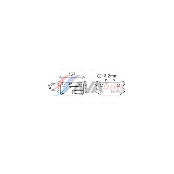 Oljekylare, motor Ava quality cooling VO3159 AVA QUALITY COOLING Oljekylare, motor Ava quality cooling VO3159 AVA QUALITY COOLING