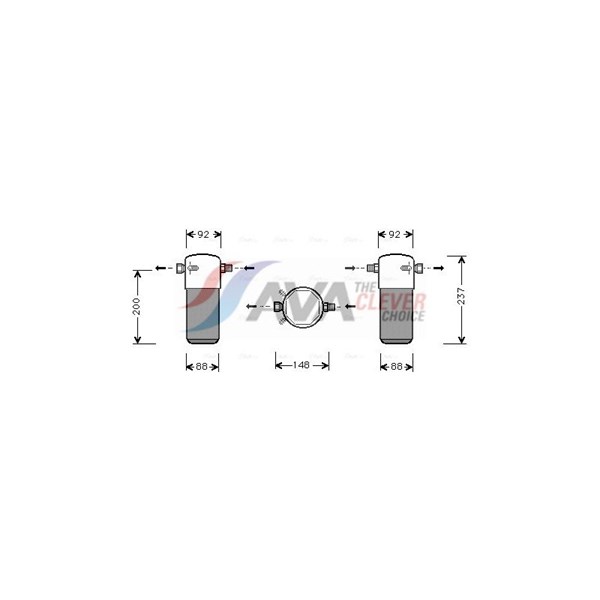 Torkfilter Ava quality cooling VOD100 AVA QUALITY COOLING Torkfilter Ava quality cooling VOD100 AVA QUALITY COOLING