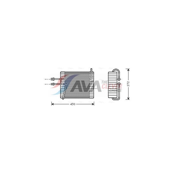 Förångare, klimatanläggning Ava quality cooling VOV026 AVA QUALITY COOLING