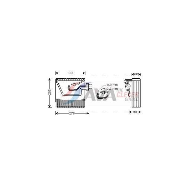 Förångare, klimatanläggning Ava quality cooling VOV111 AVA QUALITY COOLING Förångare, klimatanläggning Ava quality cooling VOV111 AVA QUALITY COOLING