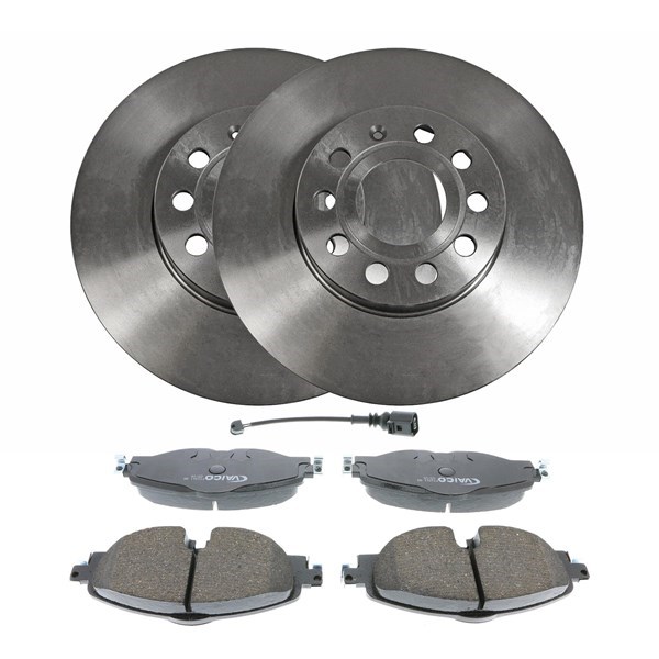 Bromssats, Skivbroms Skoda Roomster, Framaxel Skruvat plus SP162- Skruvat plus