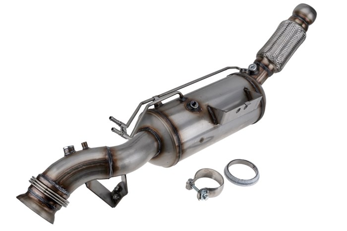 Dieselpartikelfilter Mercedes-benz Sprinter 5-t Flak/chassi, Fram Skruvat plus Dieselpartikelfilter Mercedes-benz Sprinter 5-t Flak/chassi, Fram Skruvat plus