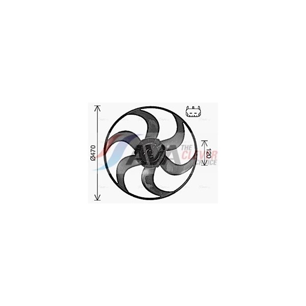Fläkt, kylare Ava quality cooling JE7084 AVA QUALITY COOLING Fläkt, kylare Ava quality cooling JE7084 AVA QUALITY COOLING