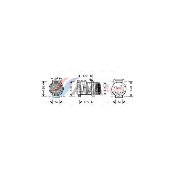 Kompressor, klimatanläggning Ava quality cooling JRK031 AVA QUALITY COOLING Kompressor, klimatanläggning Ava quality cooling JRK031 AVA QUALITY COOLING