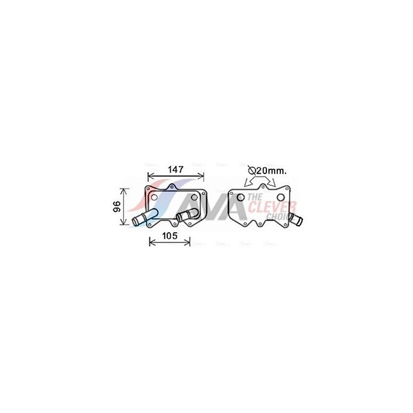 Oljekylare, motor