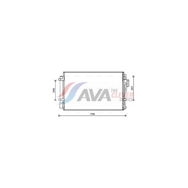 Kondensor, klimatanläggning Ava quality cooling KA5157D AVA QUALITY COOLING