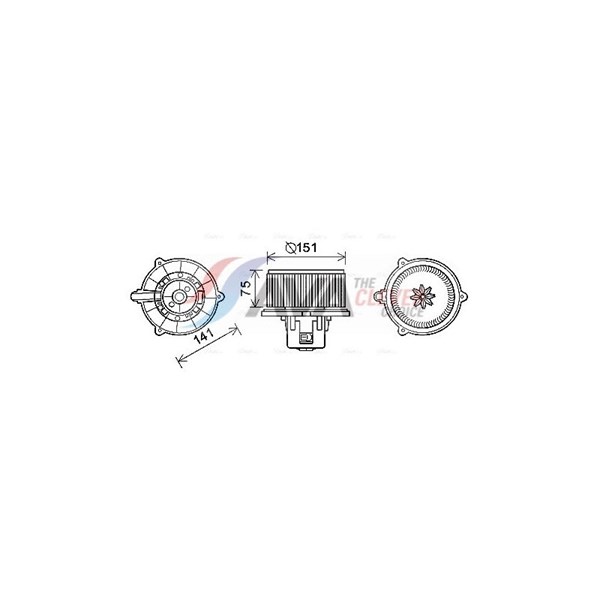 Kupéfläkt 12V Ava quality cooling KA8247 AVA QUALITY COOLING