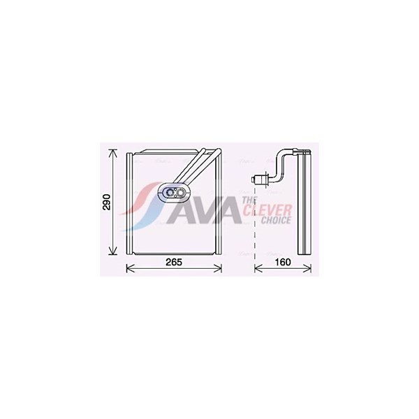 Förångare, klimatanläggning Ava quality cooling KAV294 AVA QUALITY COOLING Förångare, klimatanläggning Ava quality cooling KAV294 AVA QUALITY COOLING