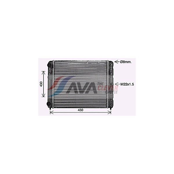 Kylare, motorkylning Ava quality cooling LA2039 AVA QUALITY COOLING Kylare, motorkylning Ava quality cooling LA2039 AVA QUALITY COOLING