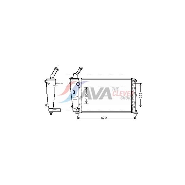 Kylare, motorkylning Ava quality cooling LC2081 AVA QUALITY COOLING Kylare, motorkylning Ava quality cooling LC2081 AVA QUALITY COOLING